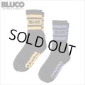 BLUCO ブルコ 2-PACK SOX -Line-  BLACK/MUSTARD・BLACK/PURPLE