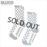 BLUCO ブルコ 2-PACK SOX -Checker- WHITE/BLACK・WHITE/NAVY