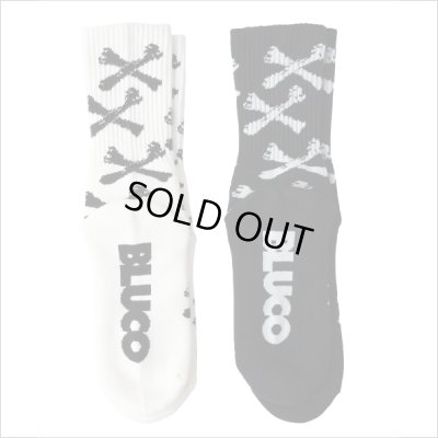 画像3: BLUCO ブルコ 2-PACK SOX -Bone- BLACK・WHITE