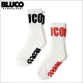 BLUCO ブルコ 2-PACK SOX -Around- WHITE/BLACK・WHITE/RED