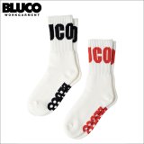 BLUCO ブルコ 2-PACK SOX -Around- WHITE/BLACK・WHITE/RED