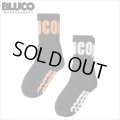 BLUCO ブルコ 2-PACK SOX -Around- BLACK/ORANGE・BLACK/WHITE