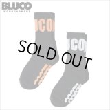 BLUCO ブルコ 2-PACK SOX -Around- BLACK/ORANGE・BLACK/WHITE