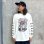 画像2: BLUCO ブルコ HEAVY DRY COTTON PRINT L/S TEE -Artwork by 遊鷹- WHITE (2)