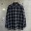 画像2: 【送料無料】BLUCO ブルコ OMBRE CHECK FLANNEL SHIRT BLACK (2)