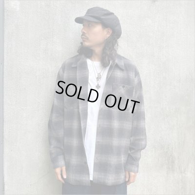 画像3: 【送料無料】BLUCO ブルコ OMBRE CHECK FLANNEL SHIRT BLACK