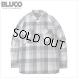 【送料無料】BLUCO ブルコ BUFFALO CHECK FLANNEL SHIRT BLACK