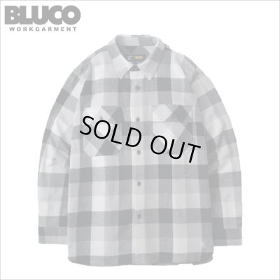 画像1: 【送料無料】BLUCO ブルコ BUFFALO CHECK FLANNEL SHIRT BLACK