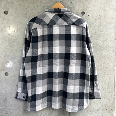 画像2: 【送料無料】BLUCO ブルコ BUFFALO CHECK FLANNEL SHIRT BLACK