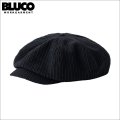BLUCO ブルコ CORDUROY NEWSBOY CAP BLACK