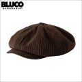 BLUCO ブルコ CORDUROY NEWSBOY CAP BROWN