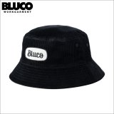 BLUCO ブルコ CORDUROY BUCKET HAT BLACK