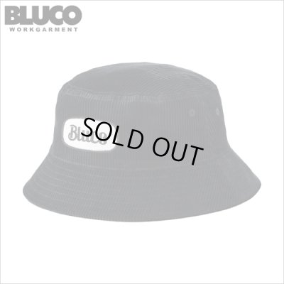 画像1: BLUCO ブルコ CORDUROY BUCKET HAT BLACK