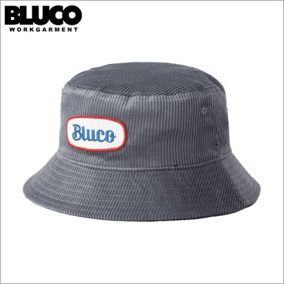 画像1: BLUCO ブルコ CORDUROY BUCKET HAT GRAY