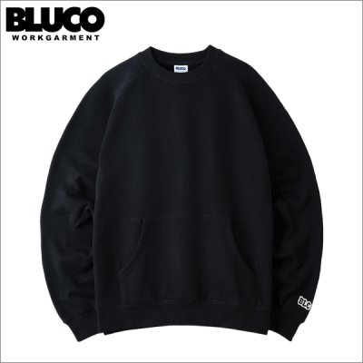 画像1: 【送料無料】BLUCO ブルコ HEAVY PILE SWEATSHIRT BLACK