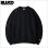 画像1: 【送料無料】BLUCO ブルコ HEAVY PILE SWEATSHIRT BLACK (1)