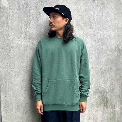画像2: 【送料無料】BLUCO ブルコ HEAVY PILE SWEATSHIRT GREEN