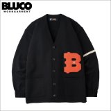 【送料無料】BLUCO ブルコ LETTERED CARDIGAN BLACK