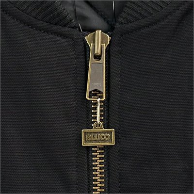画像4: 【送料無料】BLUCO ブルコ RIB COLLAR DUCK VEST BLACK