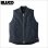 画像1: 【送料無料】BLUCO ブルコ RIB COLLAR DUCK VEST CHARCOAL (1)