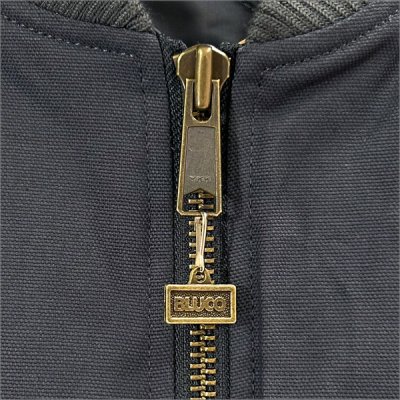 画像4: 【送料無料】BLUCO ブルコ RIB COLLAR DUCK VEST CHARCOAL