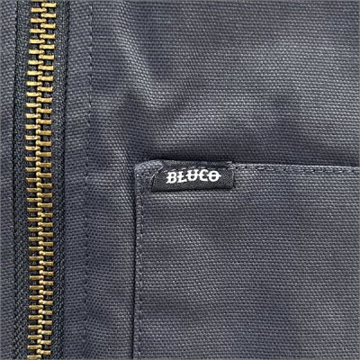 画像5: 【送料無料】BLUCO ブルコ RIB COLLAR DUCK VEST CHARCOAL