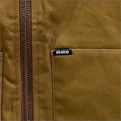画像5: 【送料無料】BLUCO ブルコ RIB COLLAR DUCK VEST BROWN