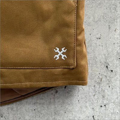 画像6: 【送料無料】BLUCO ブルコ RIB COLLAR DUCK VEST BROWN