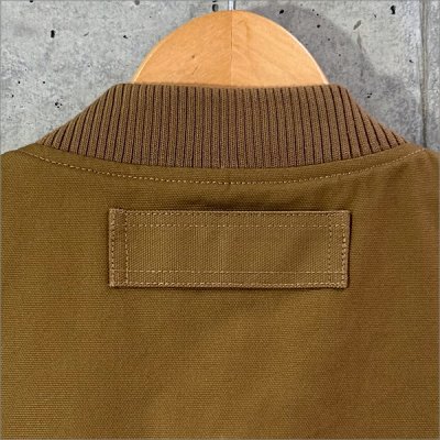 画像7: 【送料無料】BLUCO ブルコ RIB COLLAR DUCK VEST BROWN