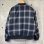 画像2: 【送料無料】BLUCO ブルコ LOMBRE CHECK BOMBER JACKET BLACK (2)
