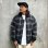 画像3: 【送料無料】BLUCO ブルコ LOMBRE CHECK BOMBER JACKET BLACK (3)