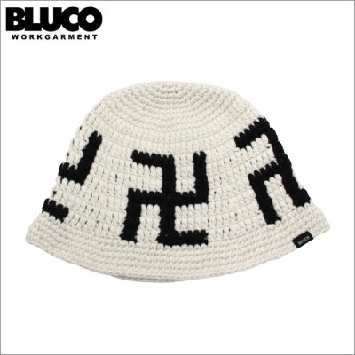 画像1: BLUCO ブルコ CRUSHER HAT WHITE/BLACK
