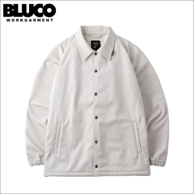 画像1: 【送料無料】BLUCO ブルコ STRETCH WARM COACH JACKET IVORY