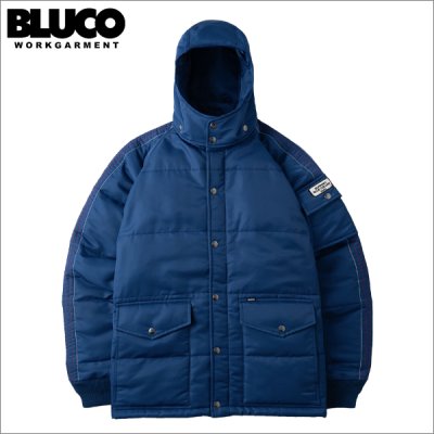 画像1: 【送料無料】BLUCO ブルコ HOODED RACING JACKET BLUE