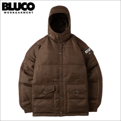 画像1: 【送料無料】BLUCO ブルコ HOODED RACING JACKET BROWN