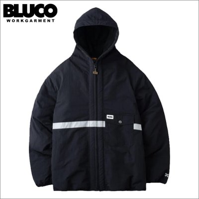 画像1: 【送料無料】BLUCO ブルコ HOODED REFLECTOR JACKET BLACK