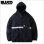 画像1: 【送料無料】BLUCO ブルコ HOODED REFLECTOR JACKET BLACK (1)