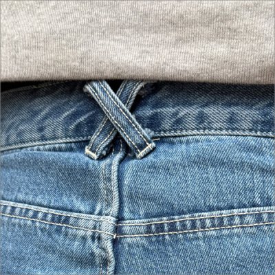 画像4: 【送料無料】BLUCO ブルコ ジャパンデニム ワイドパンツ INDIGO FADE