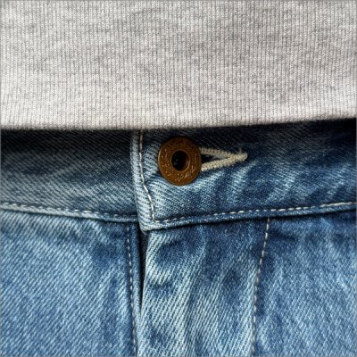 画像6: 【送料無料】BLUCO ブルコ ジャパンデニム ワイドパンツ INDIGO FADE