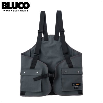 画像1: 【送料無料】BLUCO ブルコ ブリックナイロン ユーティリティーベスト GRAY