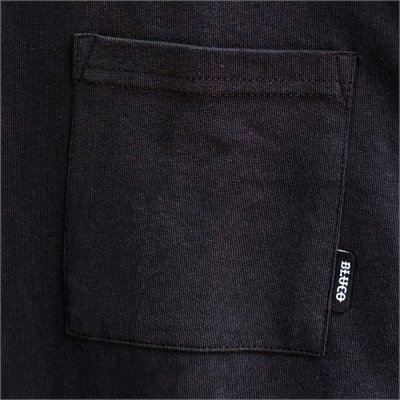 画像3: BLUCO ブルコ ドライコットン ポケットTシャツ L/S -Line- BLACK