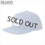 BLUCO ブルコ 6-PANELキャンバスキャップ -OVAL- BLUE