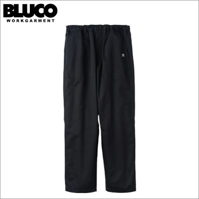 画像1: 【送料無料】BLUCO ブルコ レギュラー加工 イージーワークパンツ BLACK