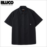 【送料無料】BLUCO ブルコ スタンダードワークシャツ S/S -Solid- BLACK