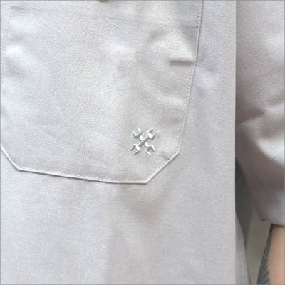 画像3: 【送料無料】BLUCO ブルコ スタンダードワークシャツ S/S -Solid- GRAY