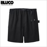 【送料無料】BLUCO ブルコ ライトキャンバス ペインターショーツ BLACK