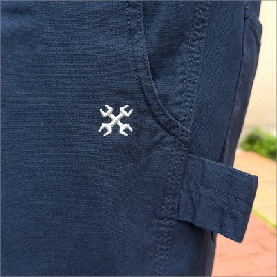画像3: 【送料無料】BLUCO ブルコ ライトキャンバス ペインターショーツ NAVY