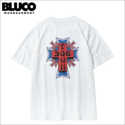 画像1: BLUCO×DOGTOWN ポケットTシャツ -LOGO- WHITE