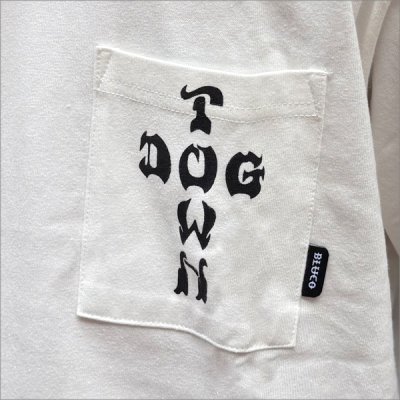 画像3: BLUCO×DOGTOWN ポケットTシャツ -LOGO- WHITE