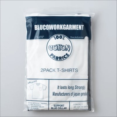 画像4: BLUCO ブルコ 2-PACK ポケットTシャツ BLACK/WHITE